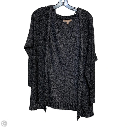 Sweater Cardigan By Love Tree In Black, Size: L