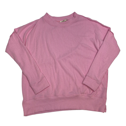 Top Long Sleeve By Blumin In Pink, Size: S