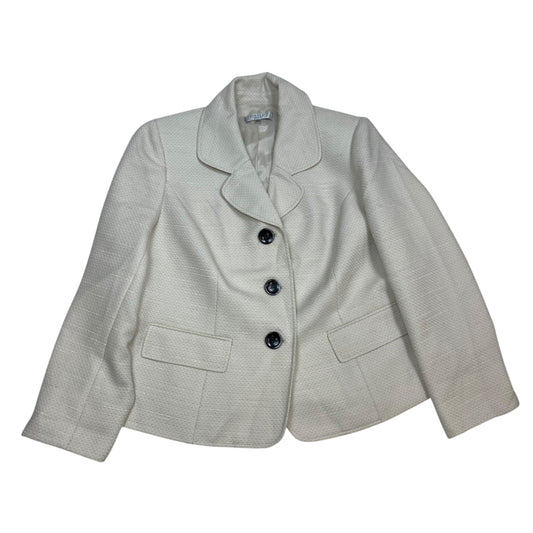 Blazer By Kasper In Cream, Size: 14