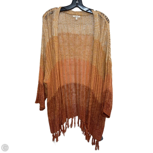 Cardigan By Maurices In Orange, Size: Xxl