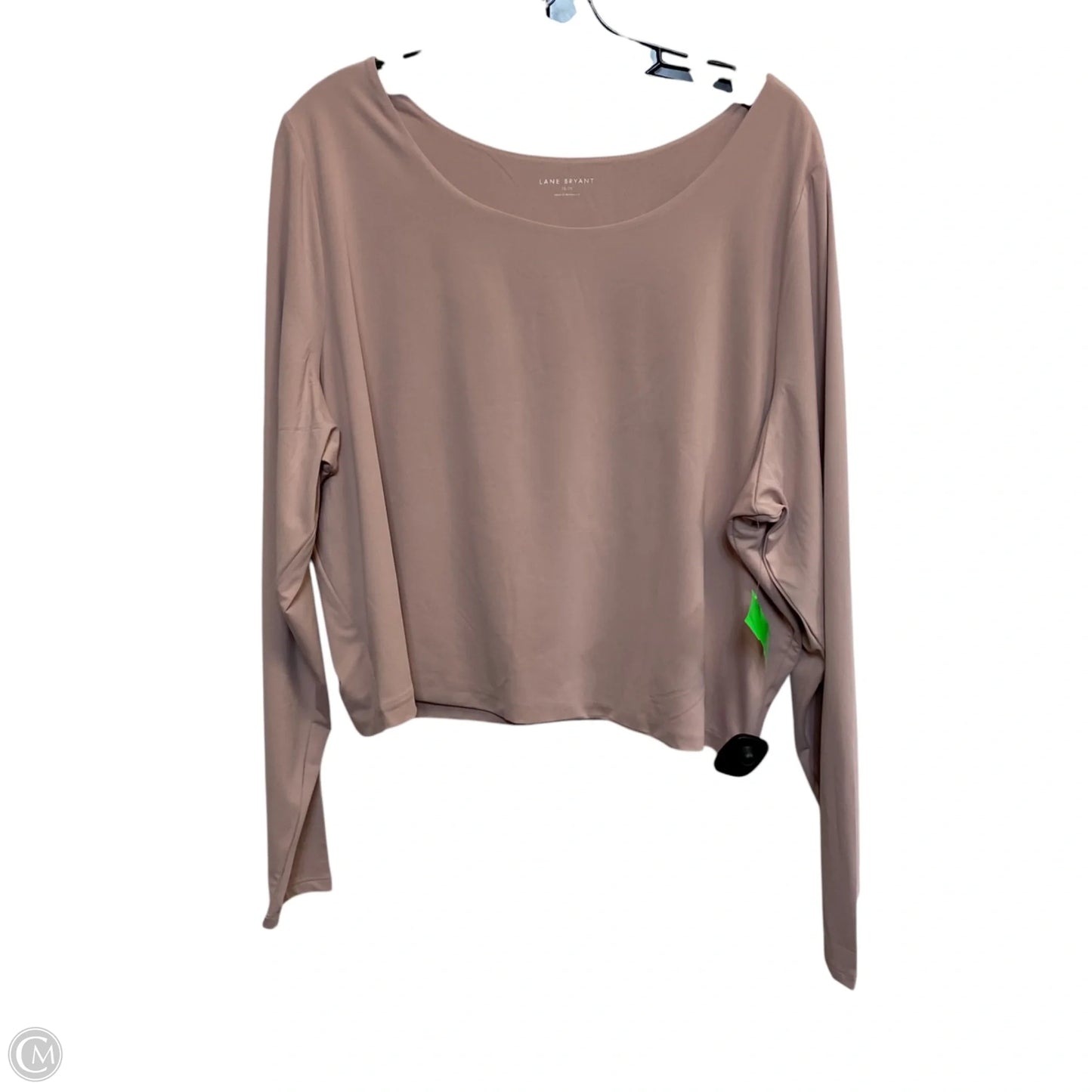 Top Long Sleeve Basic By Lane Bryant In Pink, Size: 4x