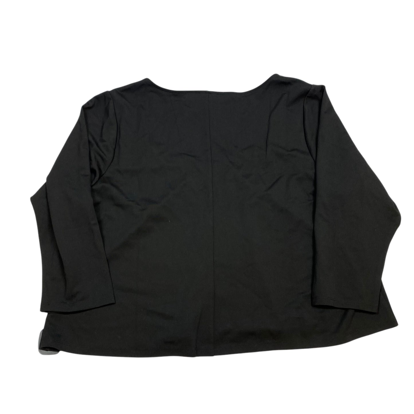 Top 3/4 Sleeve By Lane Bryant In Black, Size: 3x