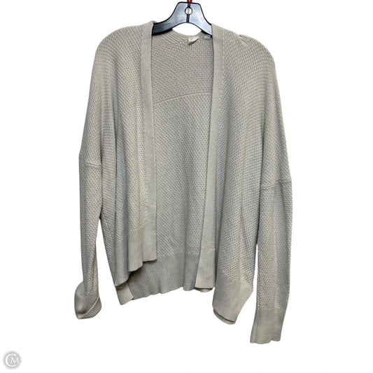 Sweater Cardigan By Gap In Grey, Size: Xl