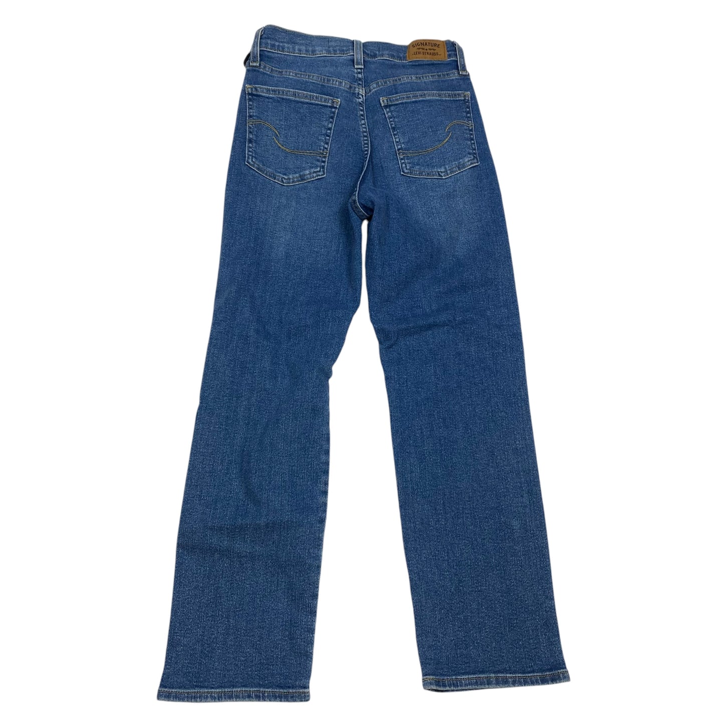 Jeans Straight By Levis In Blue Denim, Size: 2