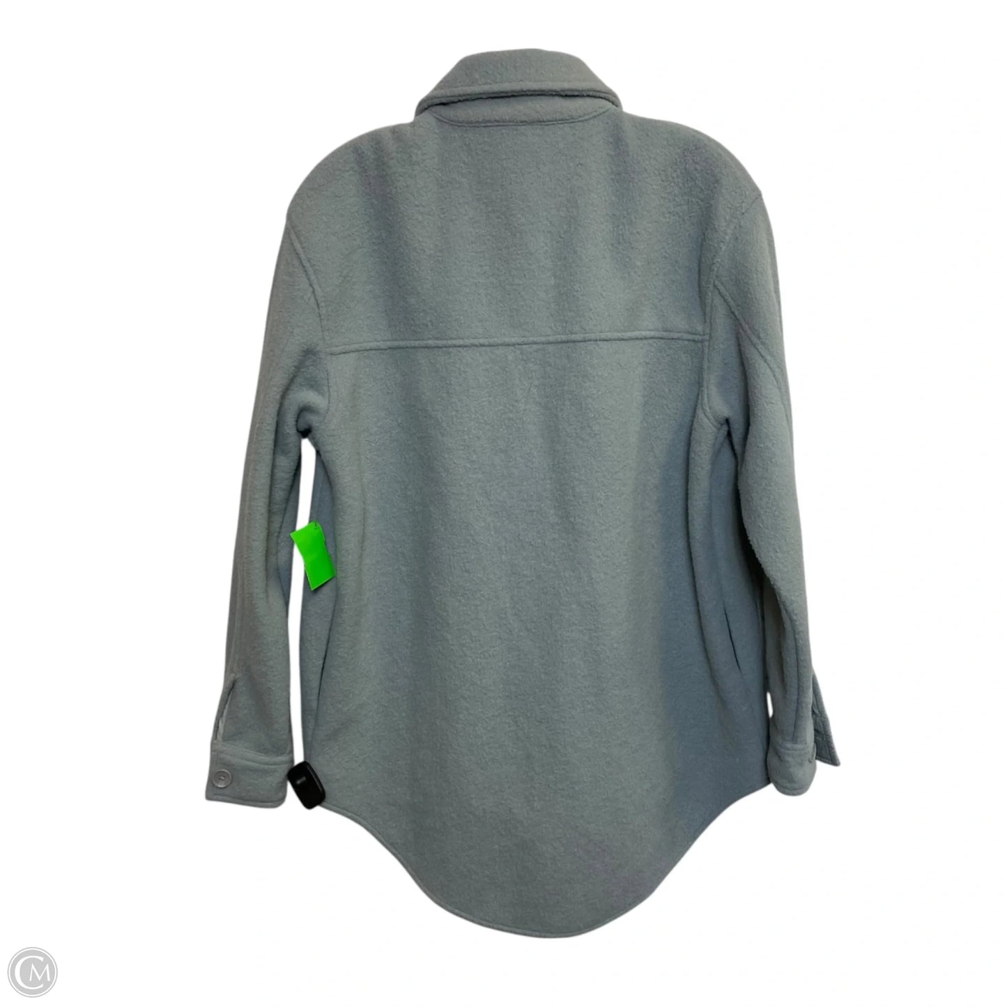 Jacket Shirt By Hilary Radley In Blue, Size: S