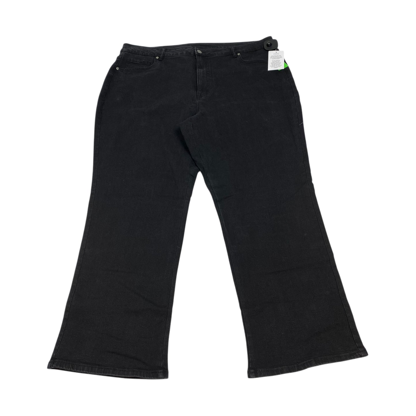 Jeans Boot Cut By Blair In Black Denim, Size: 20