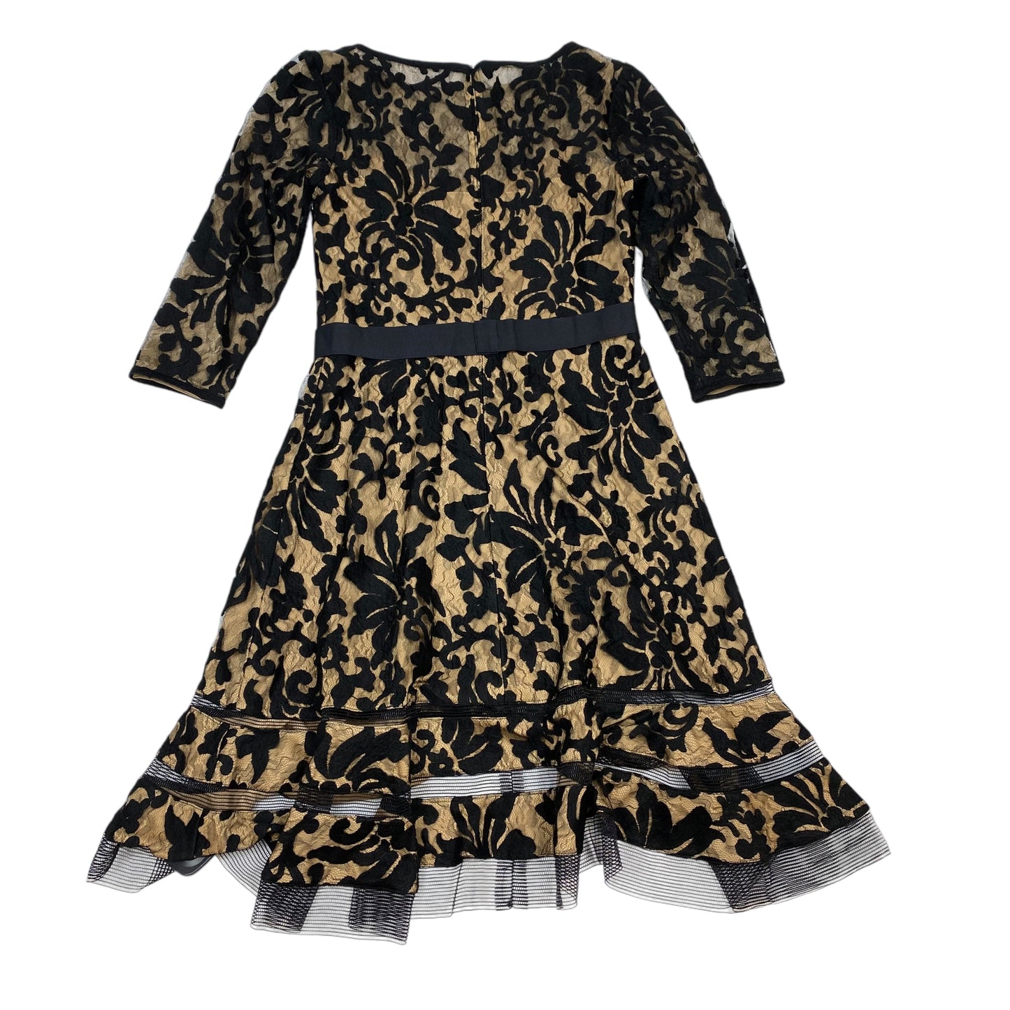 Dress Party Midi By Tadashi Shoji In Black, Size: S