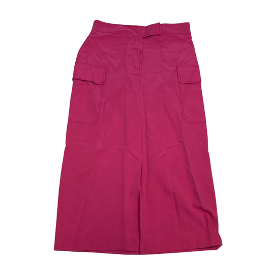 Skirt Midi By Top Shop In Pink, Size: M