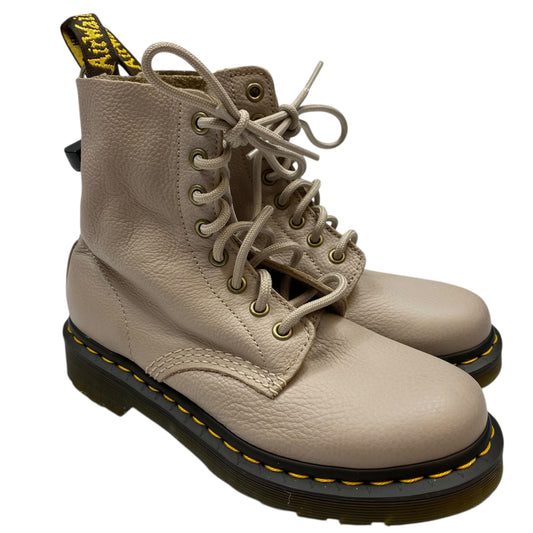 Boots Designer By Dr Martens In Cream, Size: 5