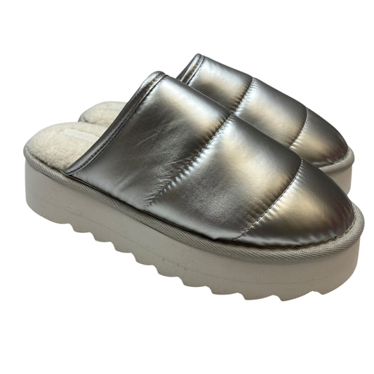 Slippers By Maeve In Silver