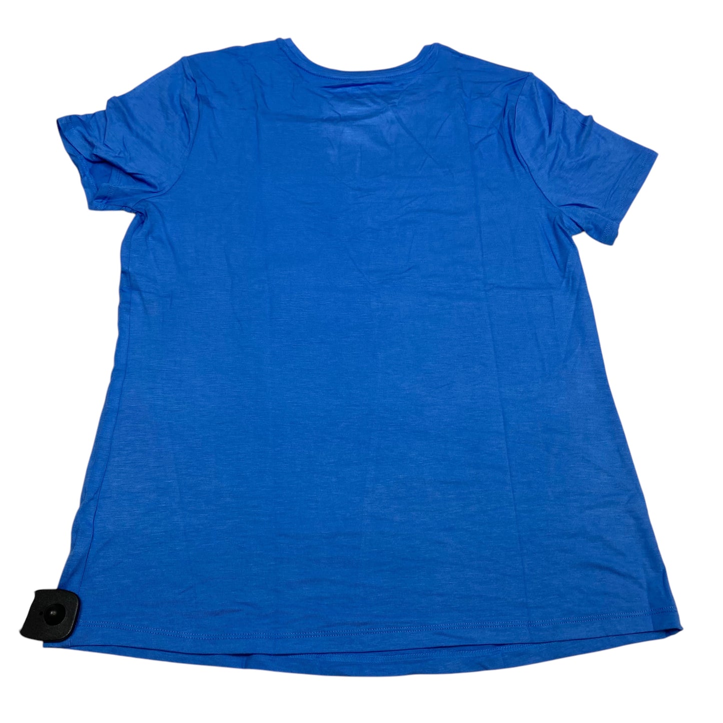 Top Short Sleeve Basic By Nine West Apparel In Blue, Size: L