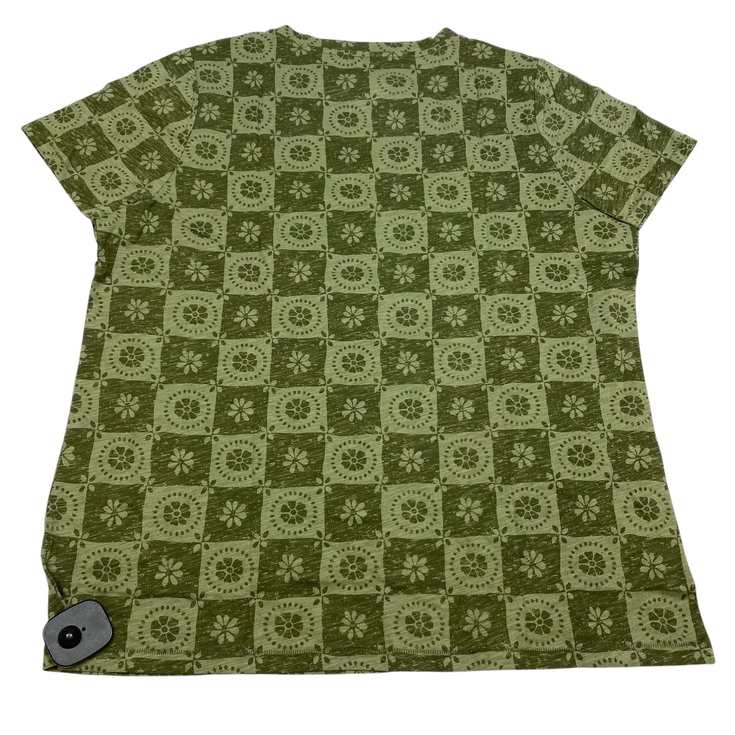 Top Short Sleeve Basic By Sonoma In Green, Size: L