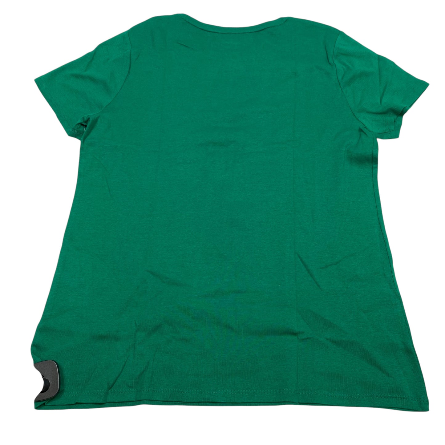 Top Short Sleeve Basic By Croft And Barrow In Green, Size: L