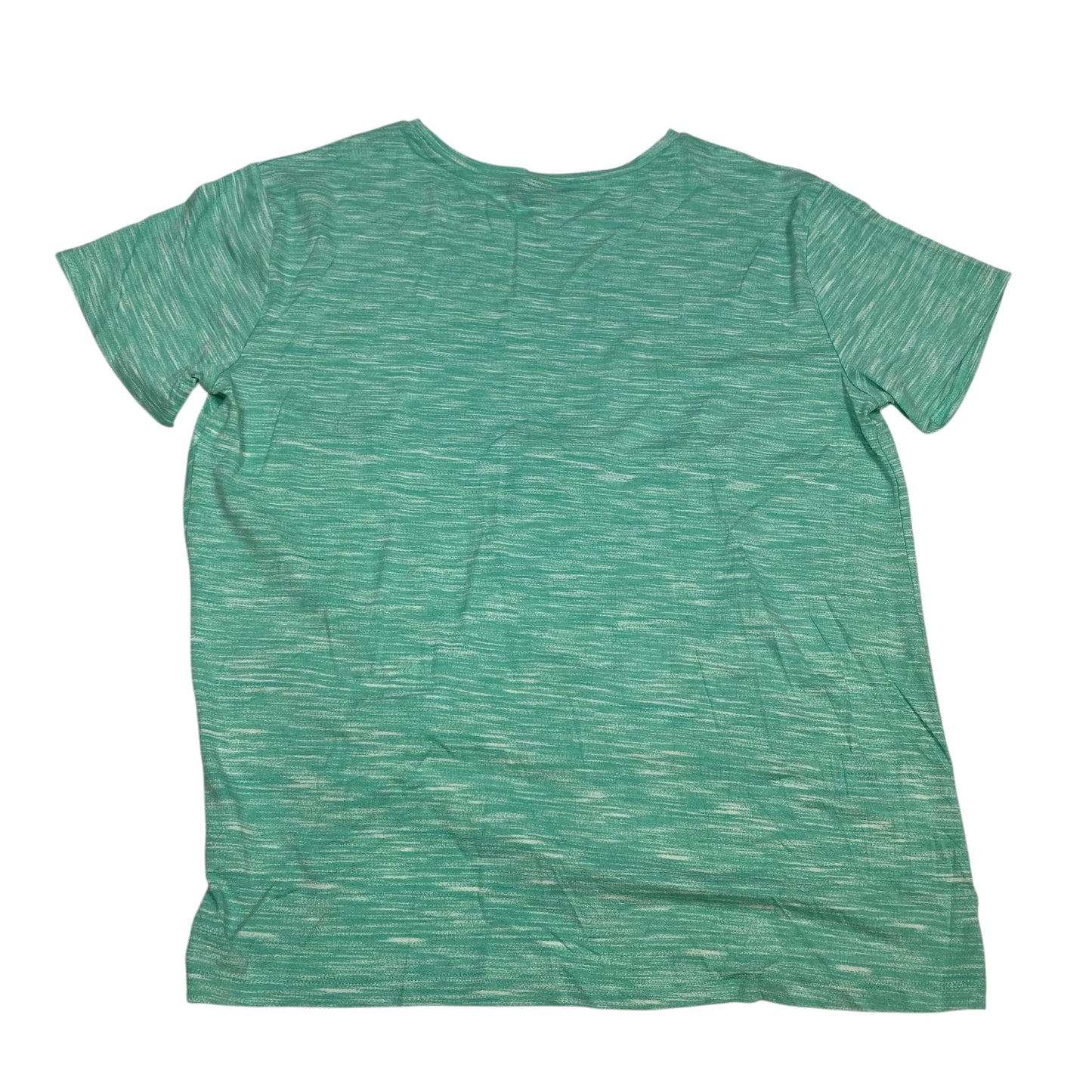 Top Short Sleeve By Apt 9 In Green, Size: Xl