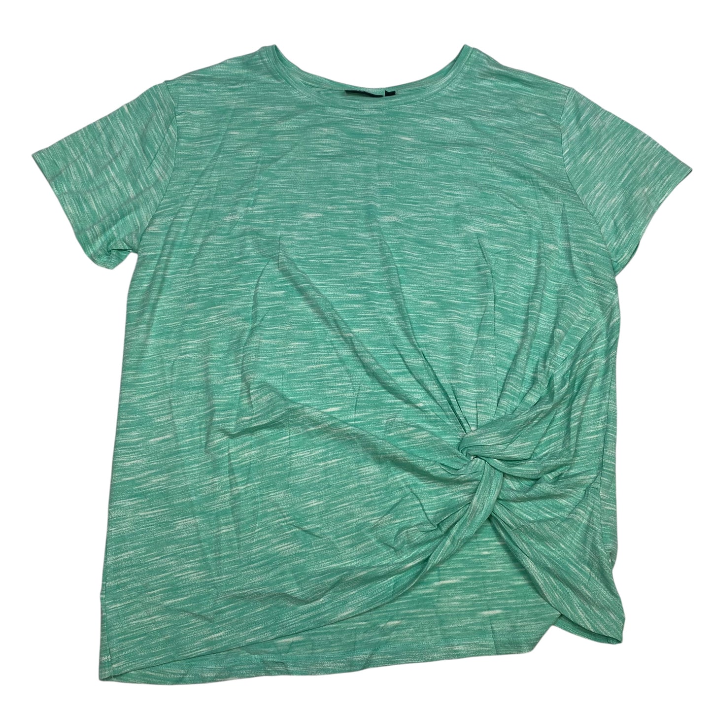 Top Short Sleeve By Apt 9 In Green, Size: Xl