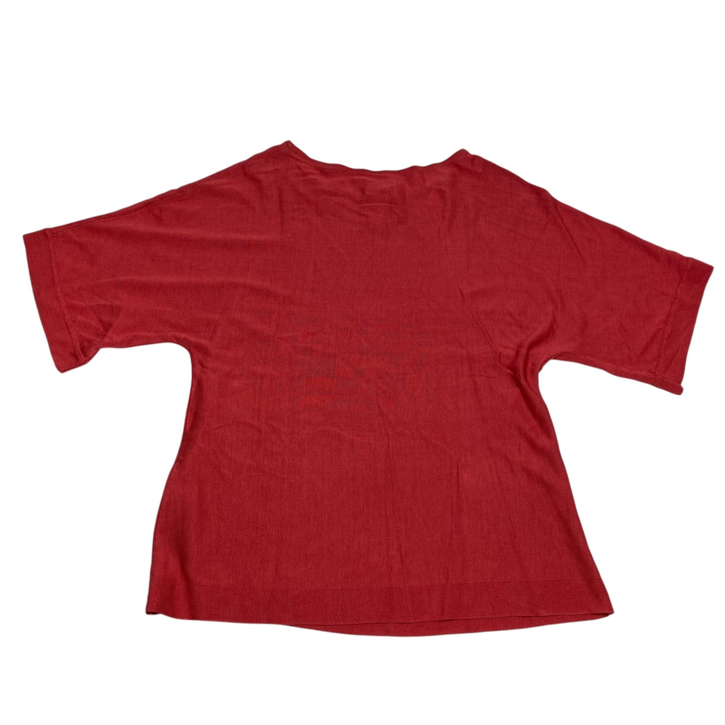 Top Short Sleeve By Chicos In Red, Size: L