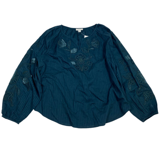 Top Long Sleeve By J. Jill In Blue, Size: M