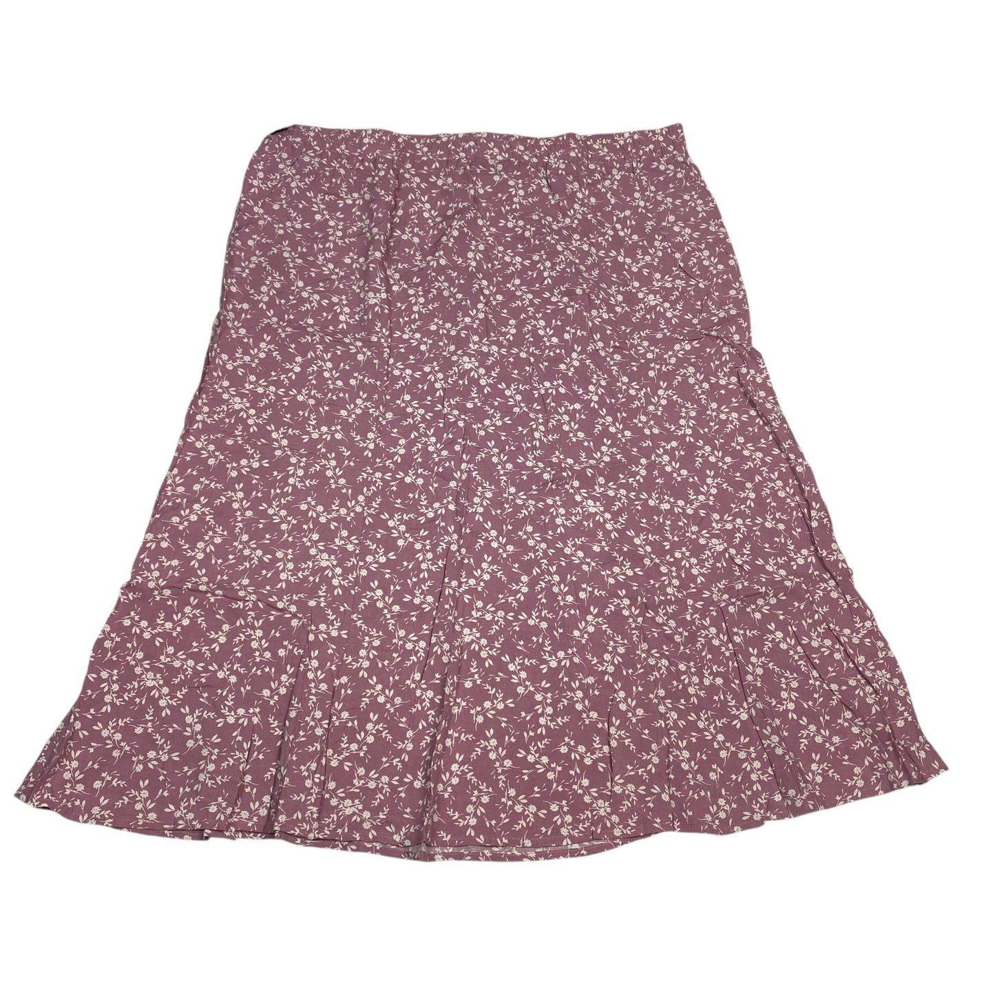 Skirt Midi By Apt 9 In Pink, Size: Xl