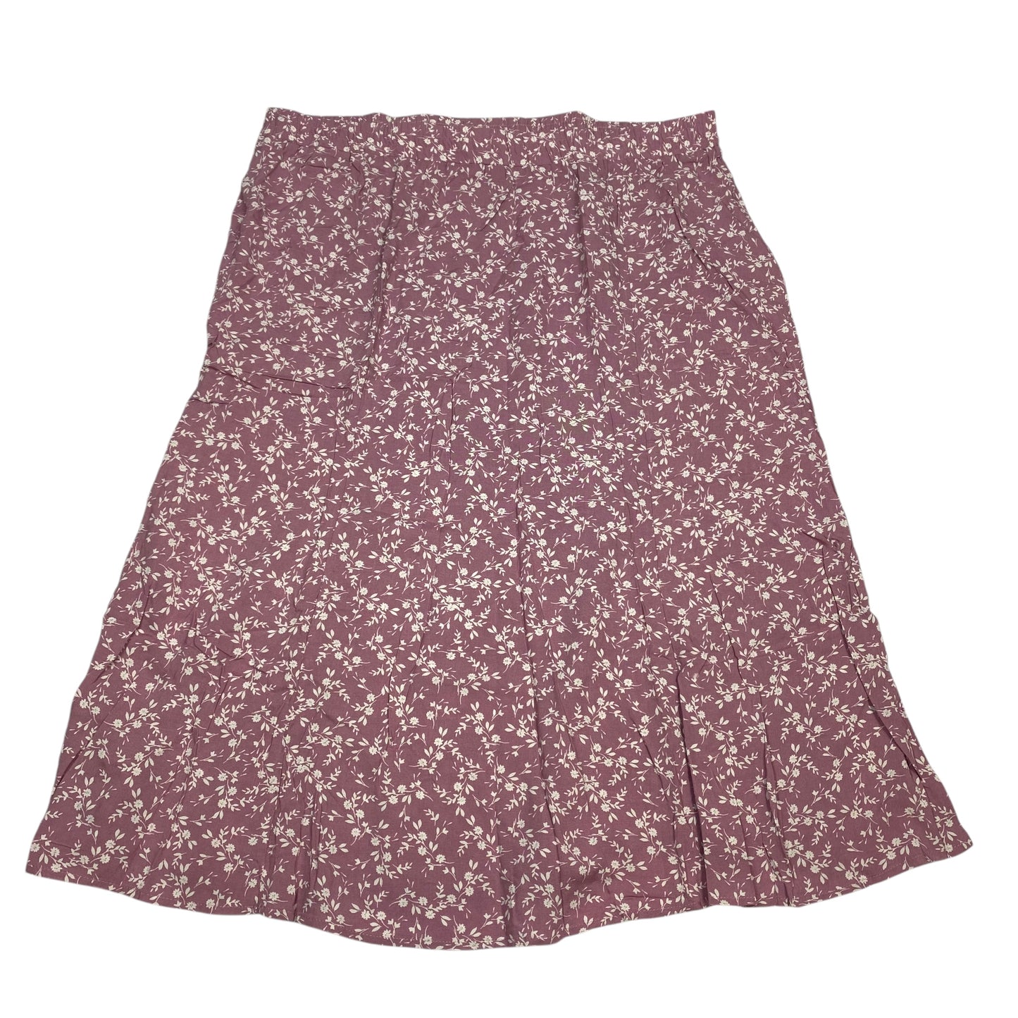 Skirt Midi By Apt 9 In Pink, Size: Xl