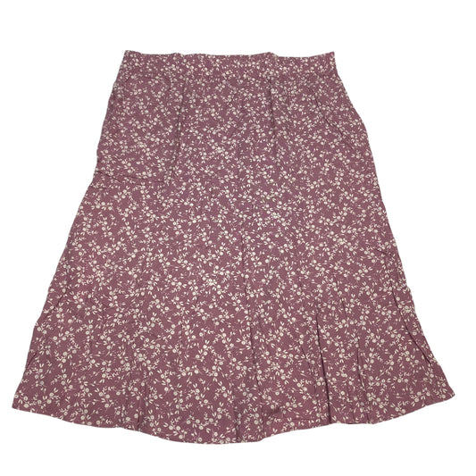 Skirt Midi By Apt 9 In Pink, Size: Xl