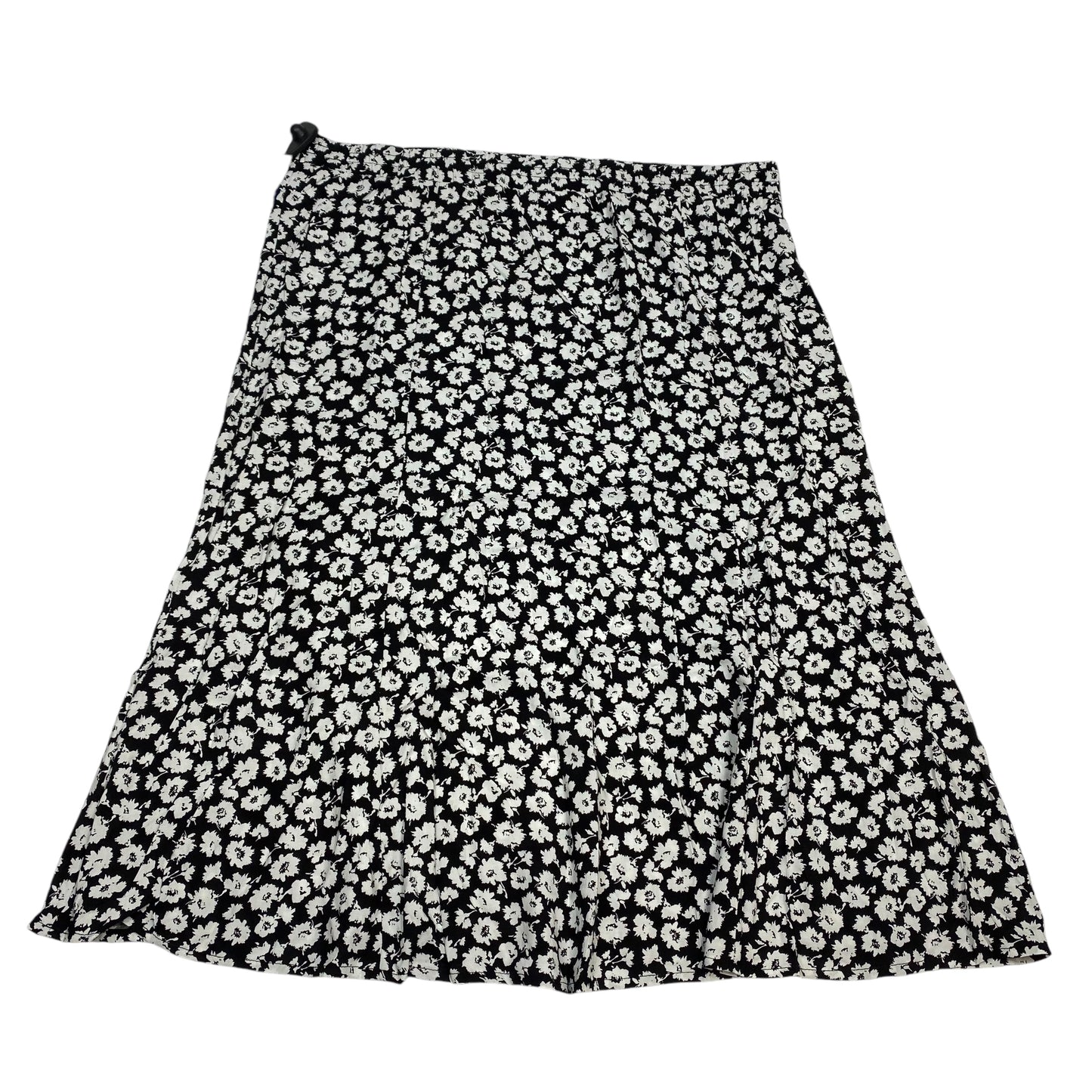 Skirt Midi By Apt 9 In Black, Size: Xl