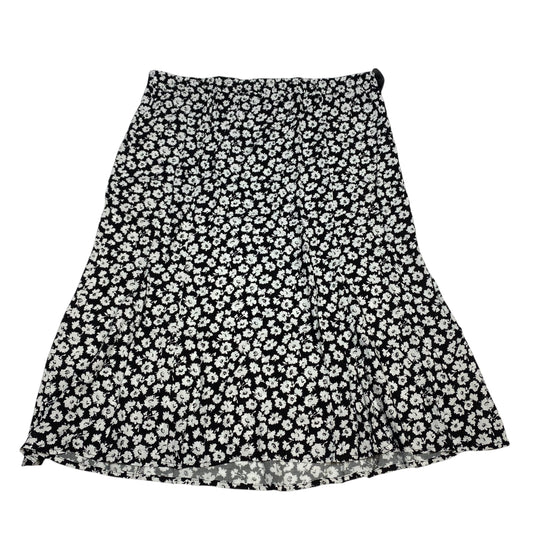 Skirt Midi By Apt 9 In Black, Size: Xl