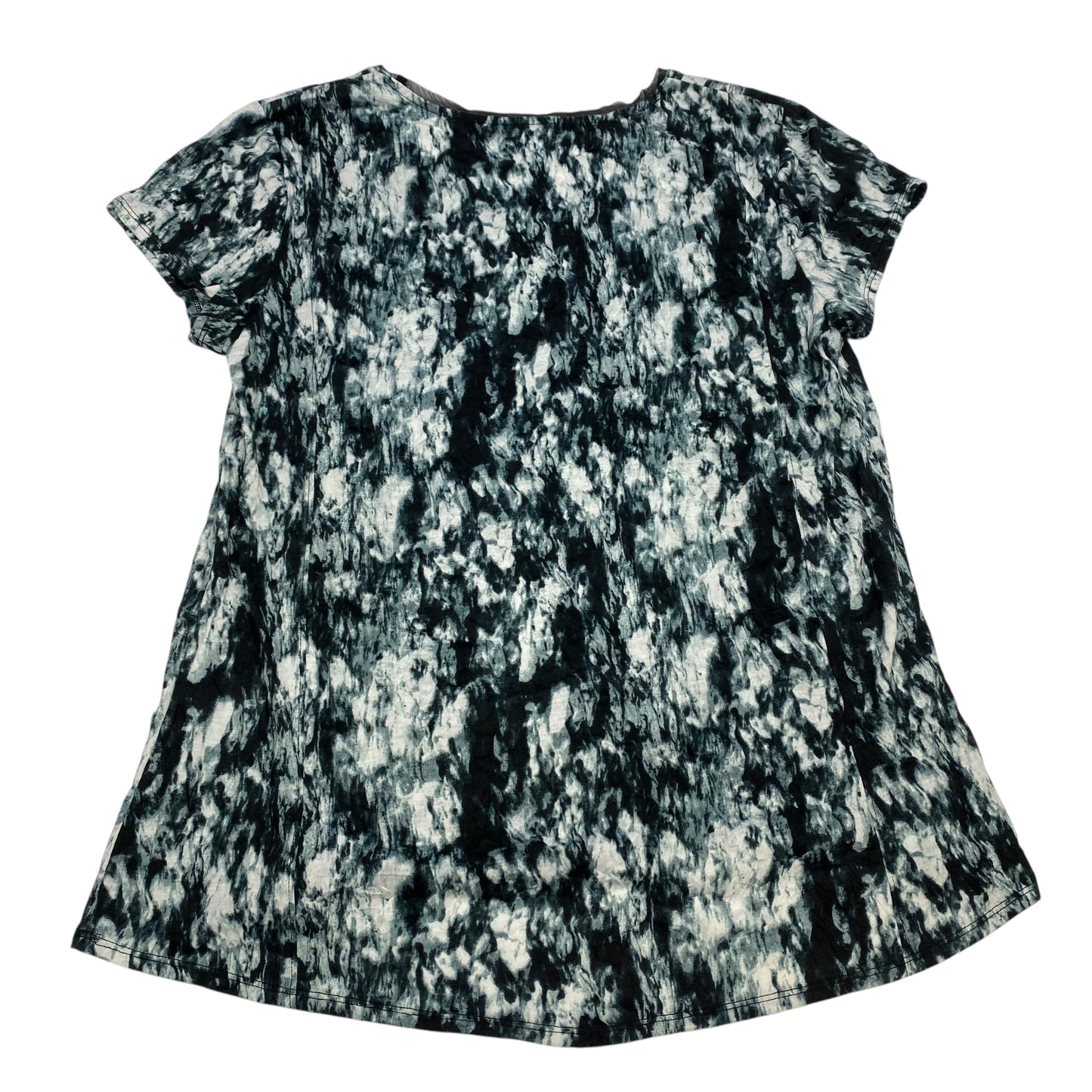 Top Short Sleeve By Simply Vera In Blue, Size: Xl