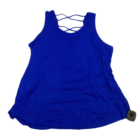 Top Sleeveless Basic By Apt 9 In Blue, Size: Xl