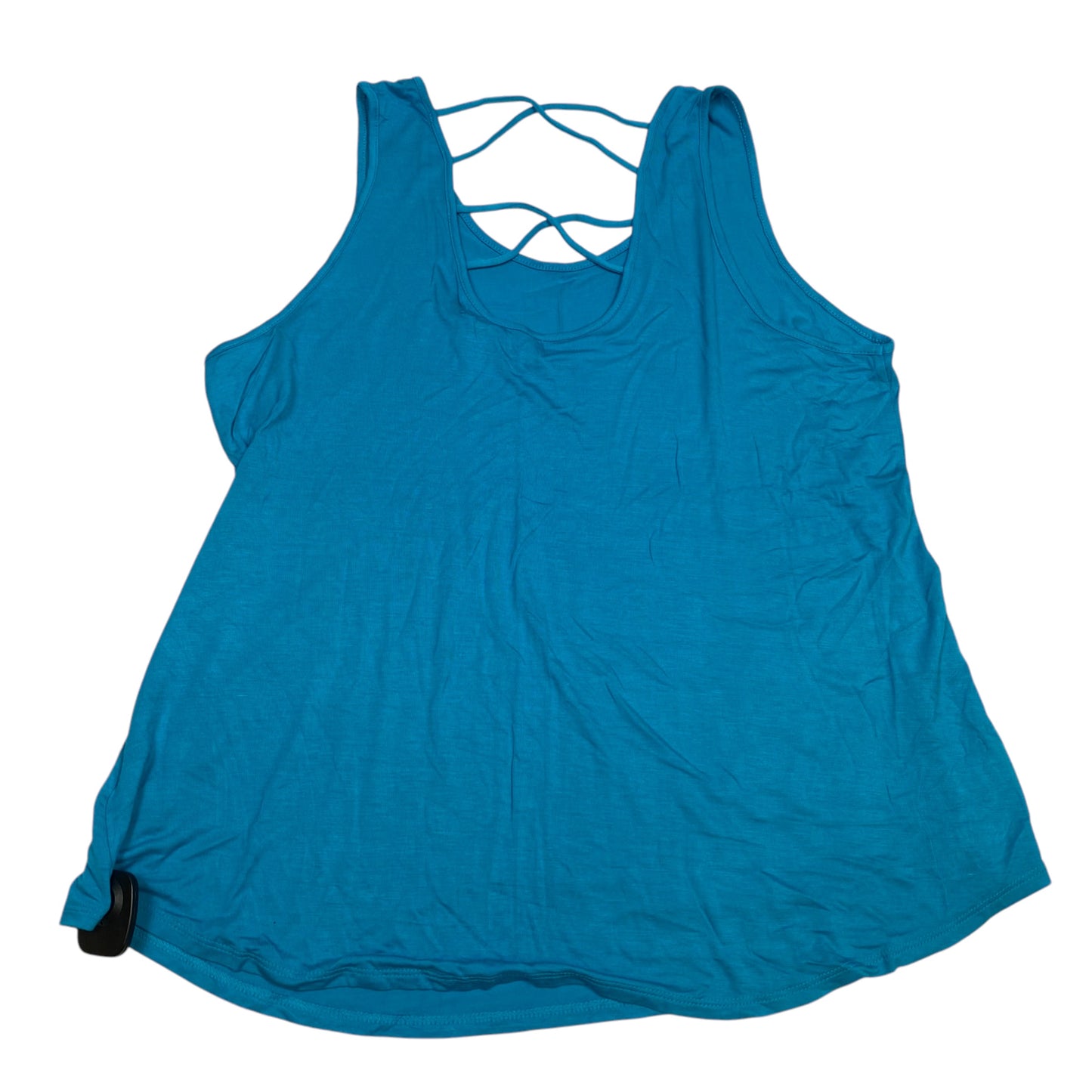 Top Sleeveless Basic By Apt 9 In Blue, Size: Xl