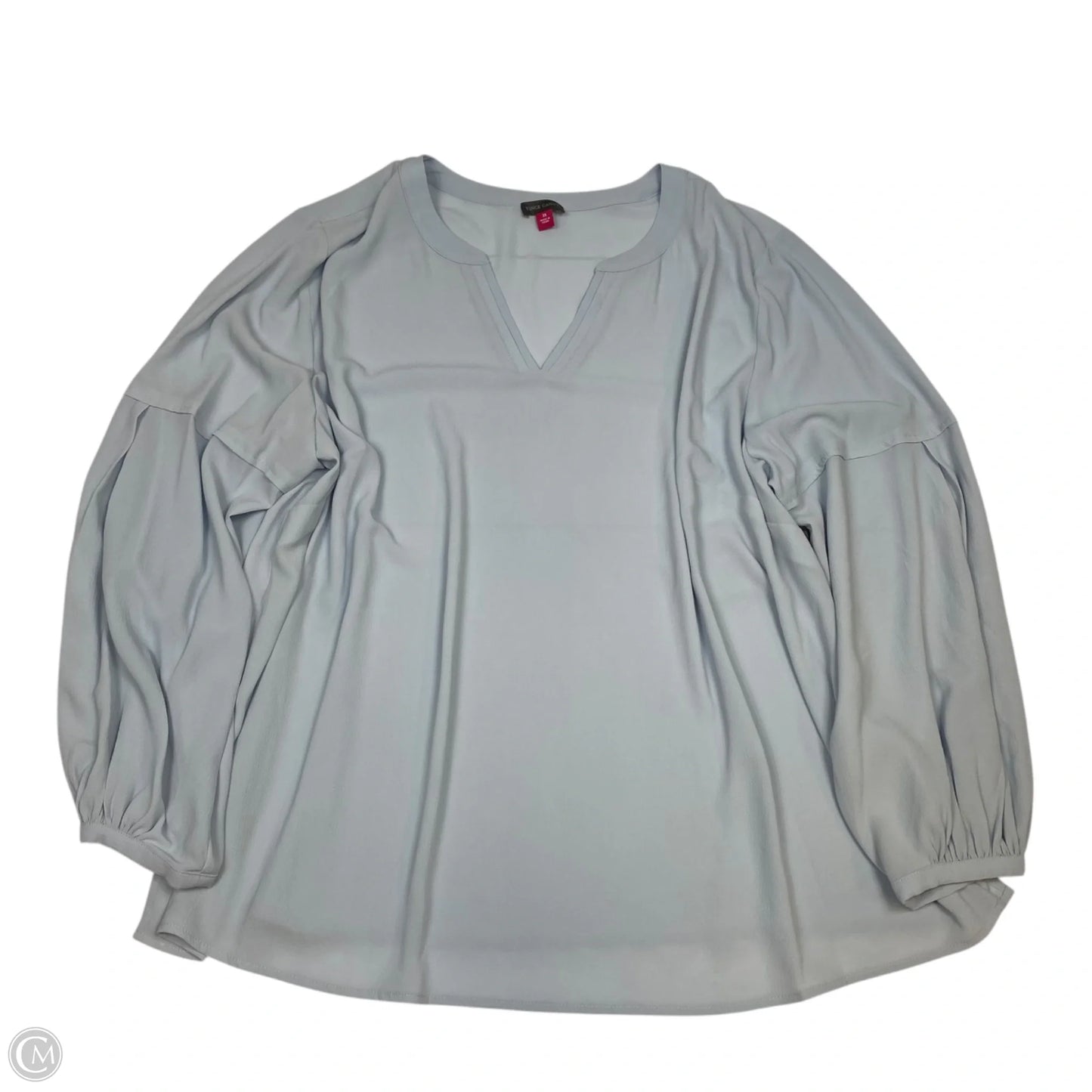 Blouse Long Sleeve By Vince Camuto In Blue, Size: 3x