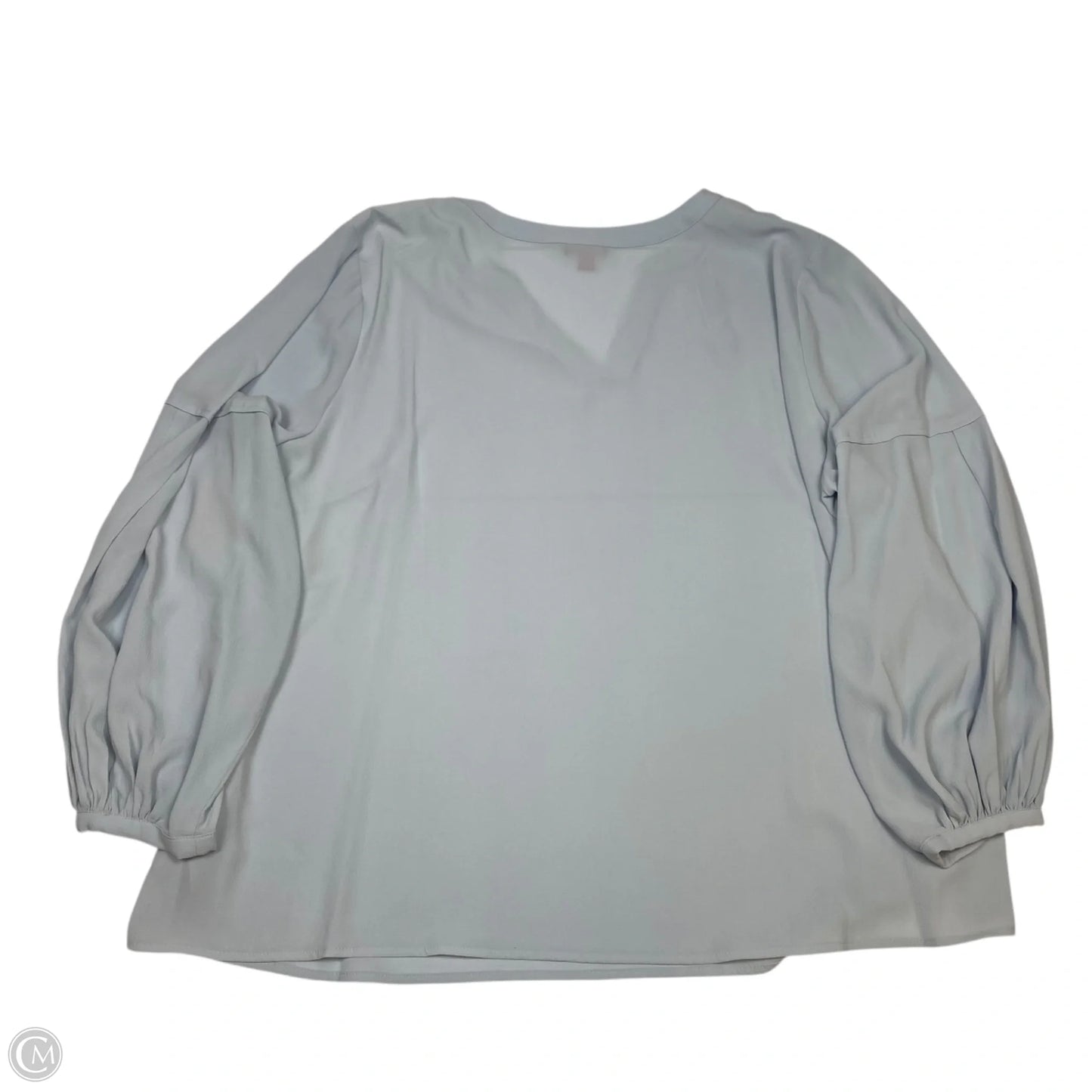 Blouse Long Sleeve By Vince Camuto In Blue, Size: 3x