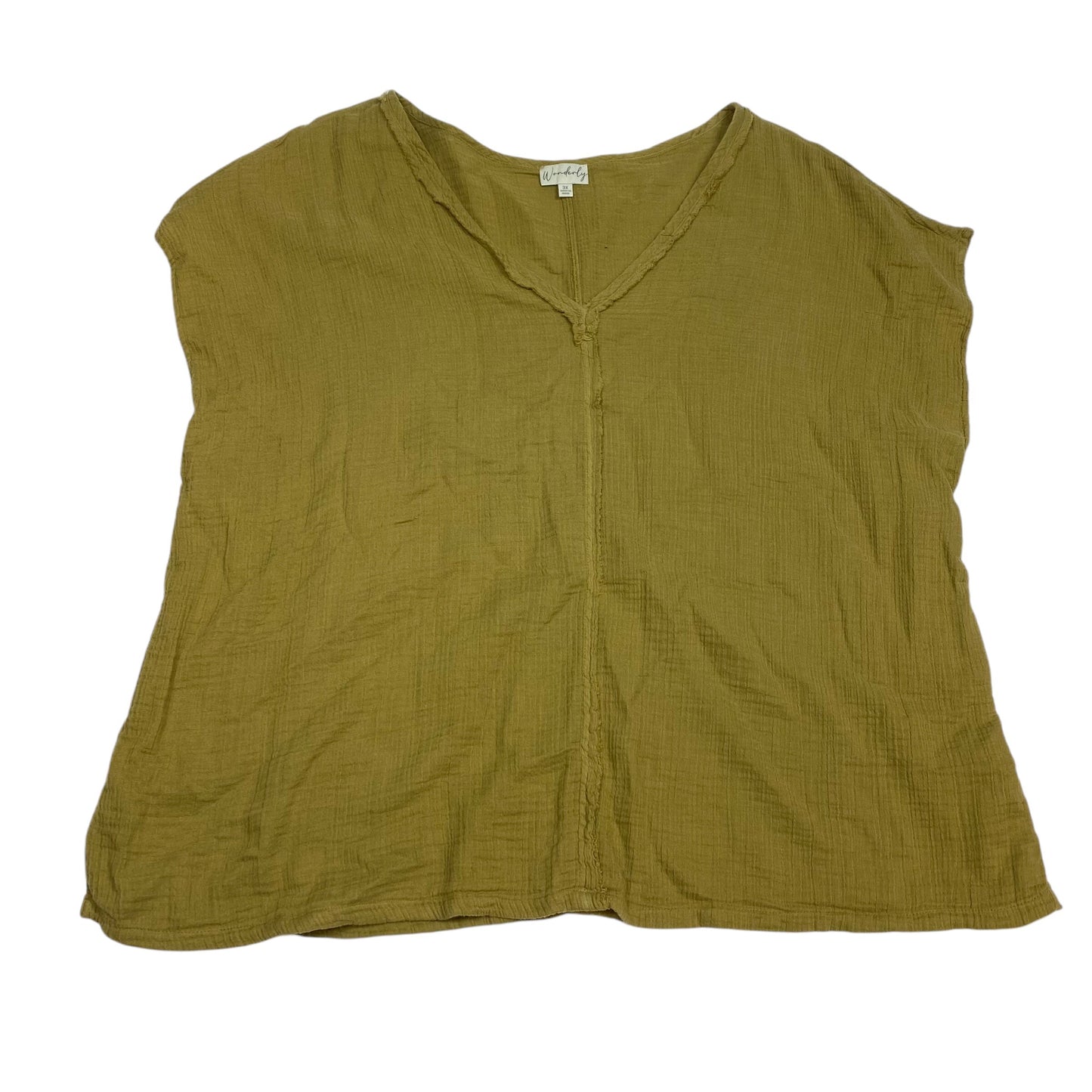 Top Sleeveless By Wonderly  Size: 3x