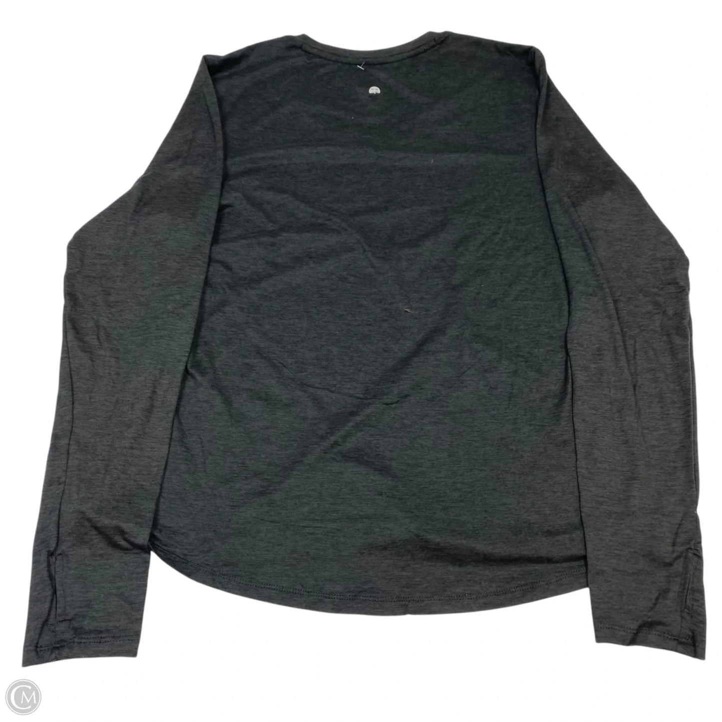 Athletic Top Long Sleeve Crewneck By Rbx In Grey, Size: L