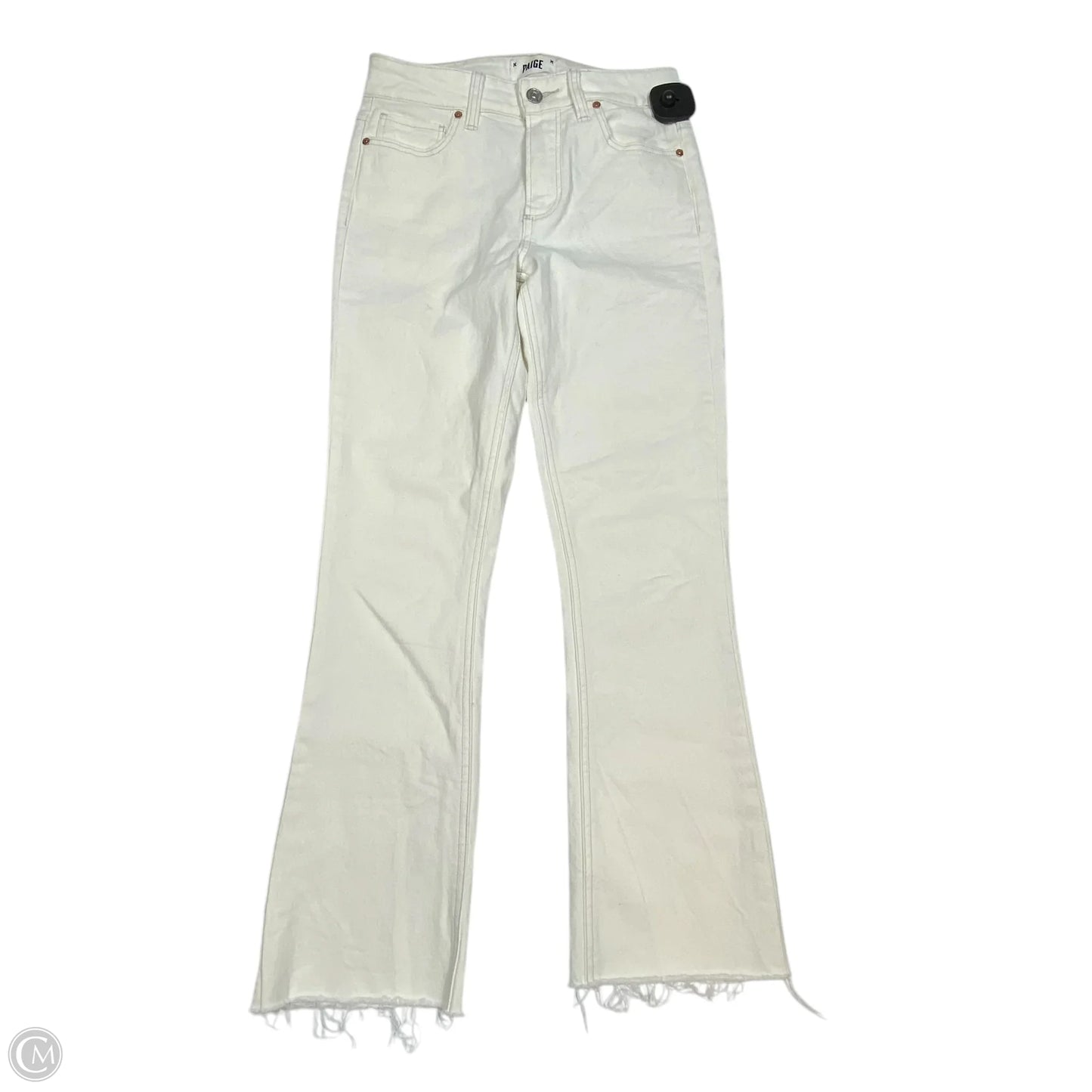 Jeans Designer By Paige In Cream Denim, Size: 2