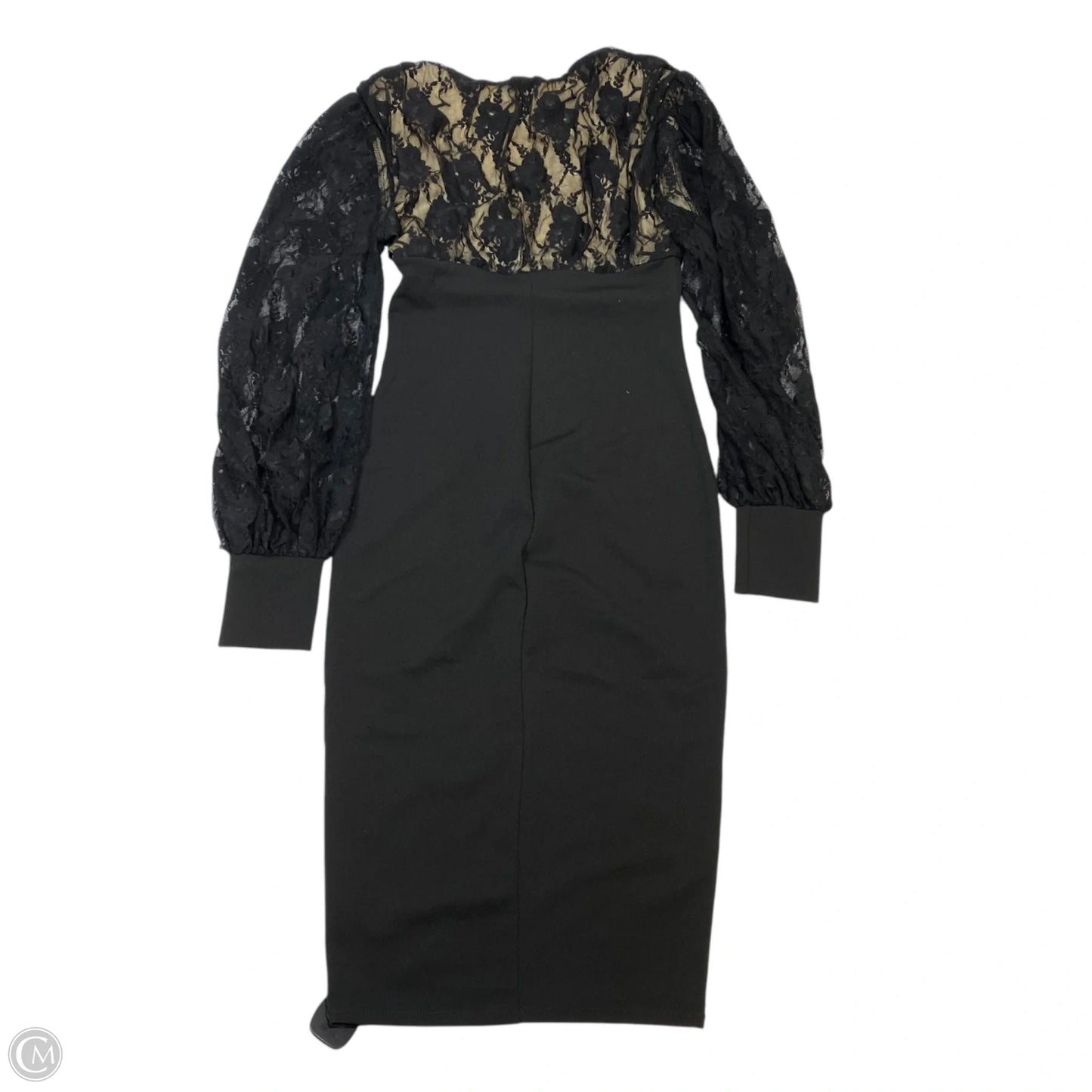 Dress Party Midi By Venus In Black, Size: S