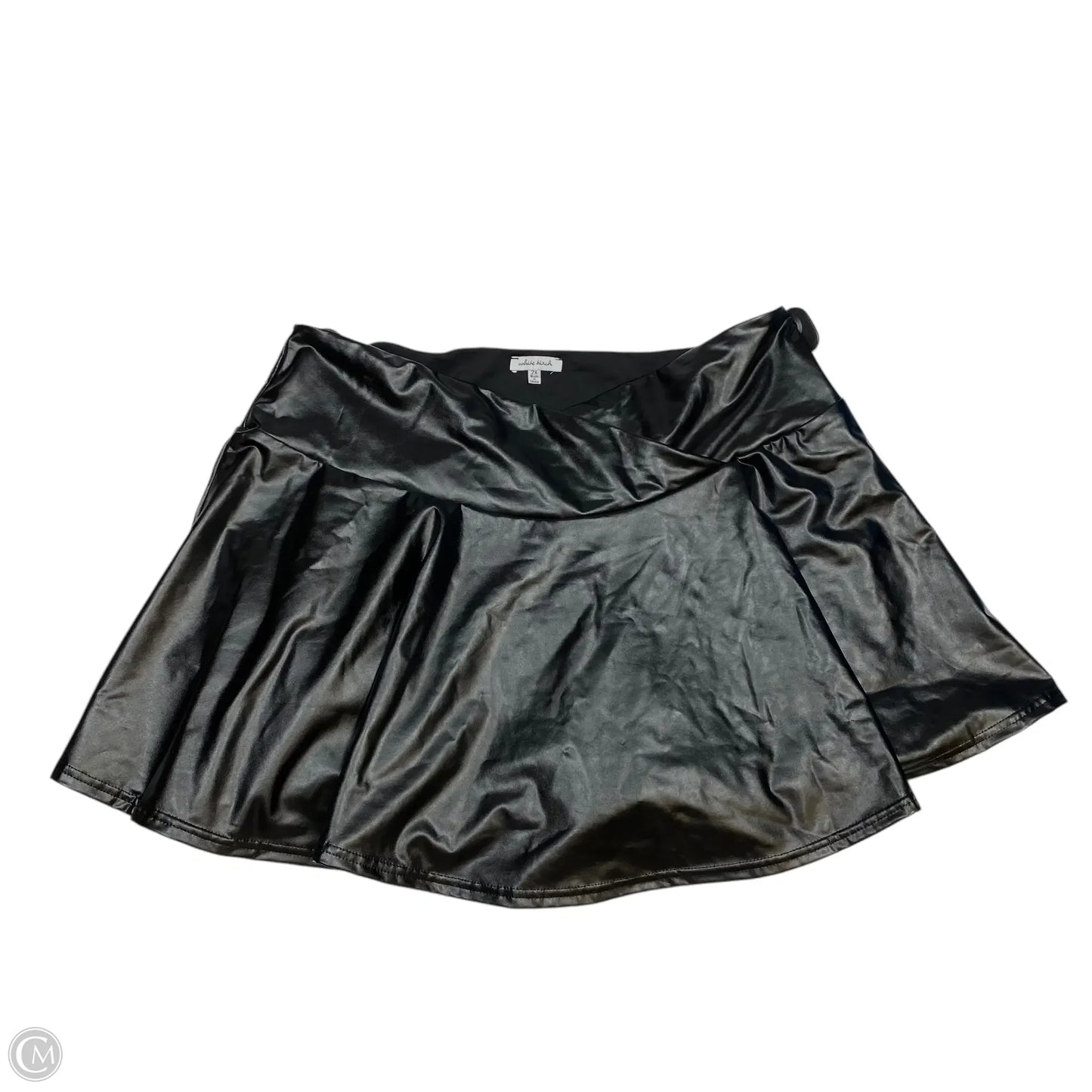 Skort By White Birch In Black, Size: 2x