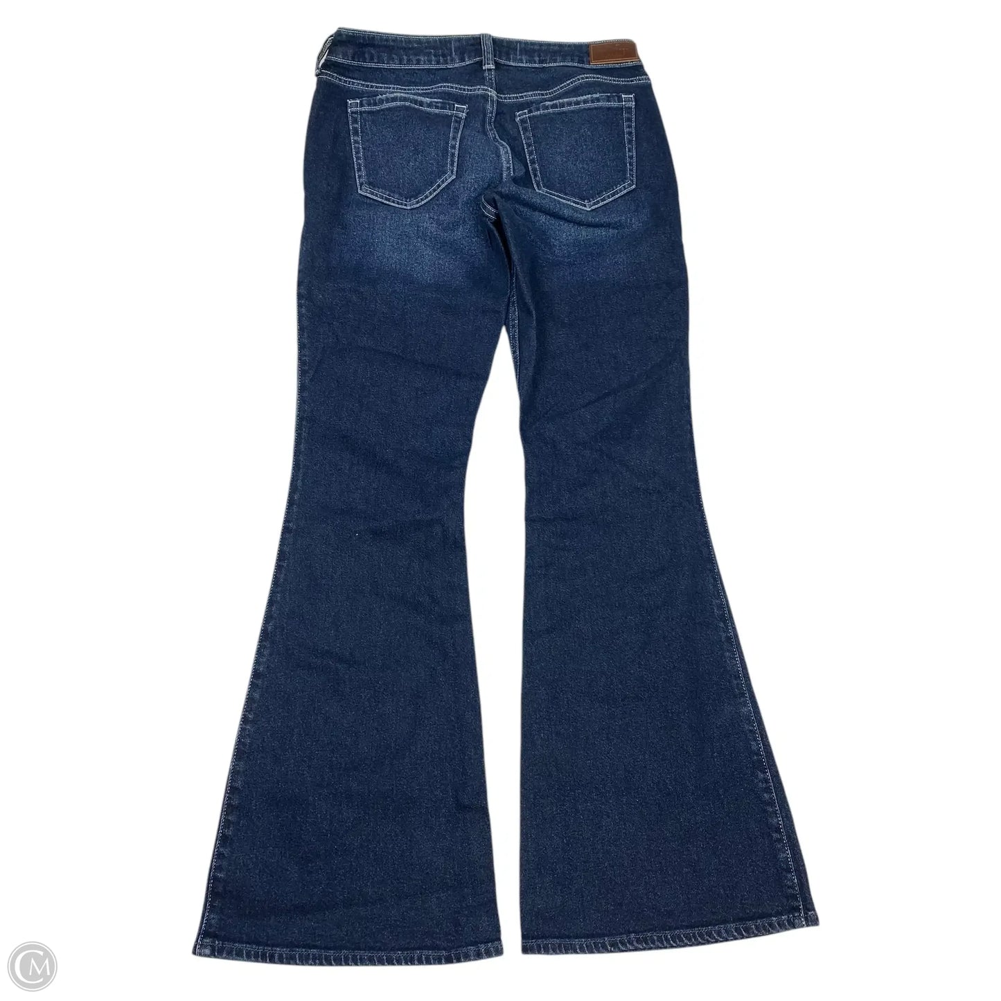 Jeans Flared By Hollister In Blue Denim, Size: 4