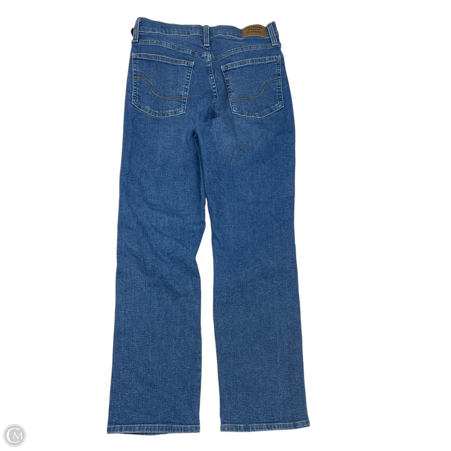 Jeans Straight By Levis In Blue Denim, Size: 6