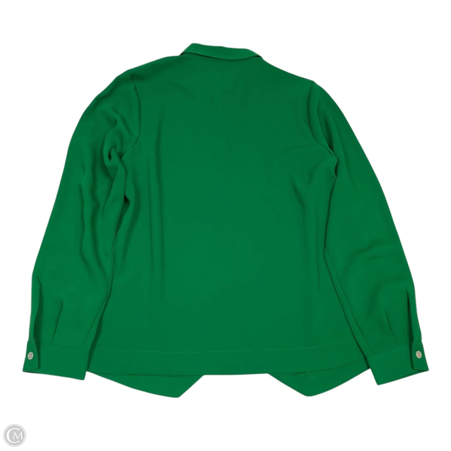 Blouse Long Sleeve By J. Jill In Green, Size: S