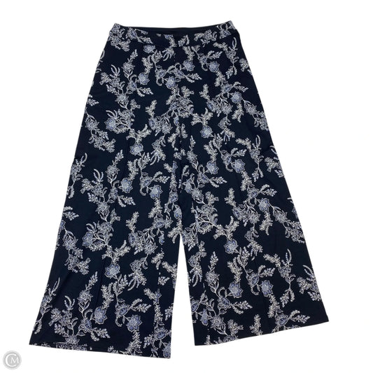 Pants Wide Leg By J. Jill In Navy, Size: Xs