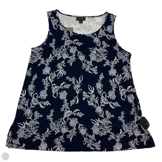 Top Sleeveless By J. Jill In Navy, Size: S