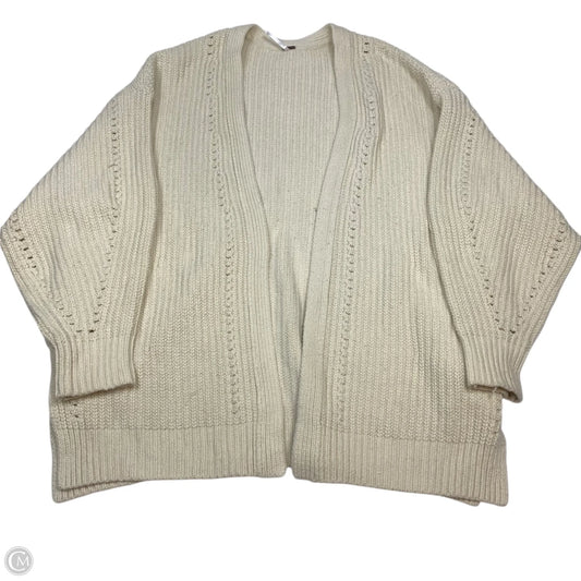 Sweater Cardigan By Free People In Cream, Size: L