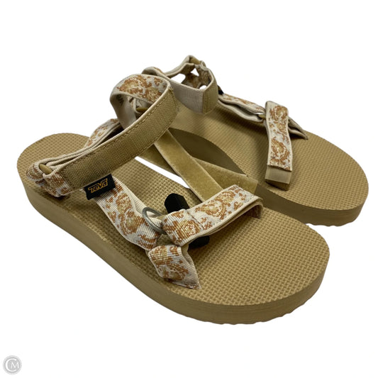 Sandals Sport By Teva In Tan, Size: 8