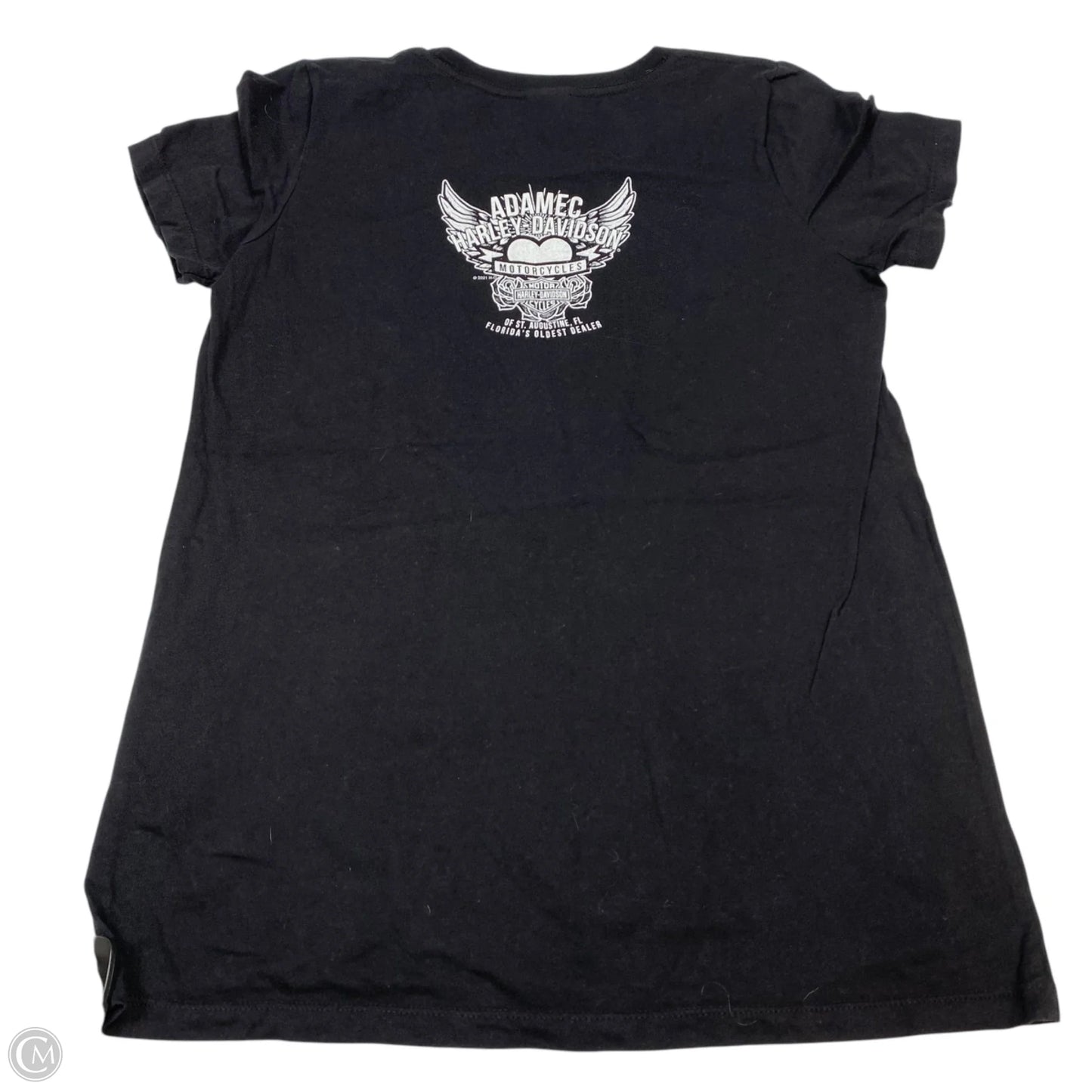 Top Short Sleeve Basic By Harley Davidson In Black, Size: L