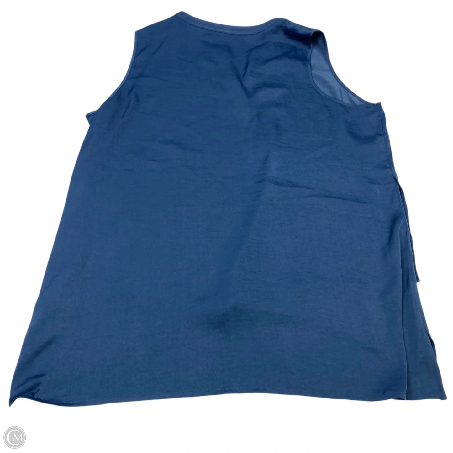 Top Sleeveless By Chicos In Blue, Size: Xl