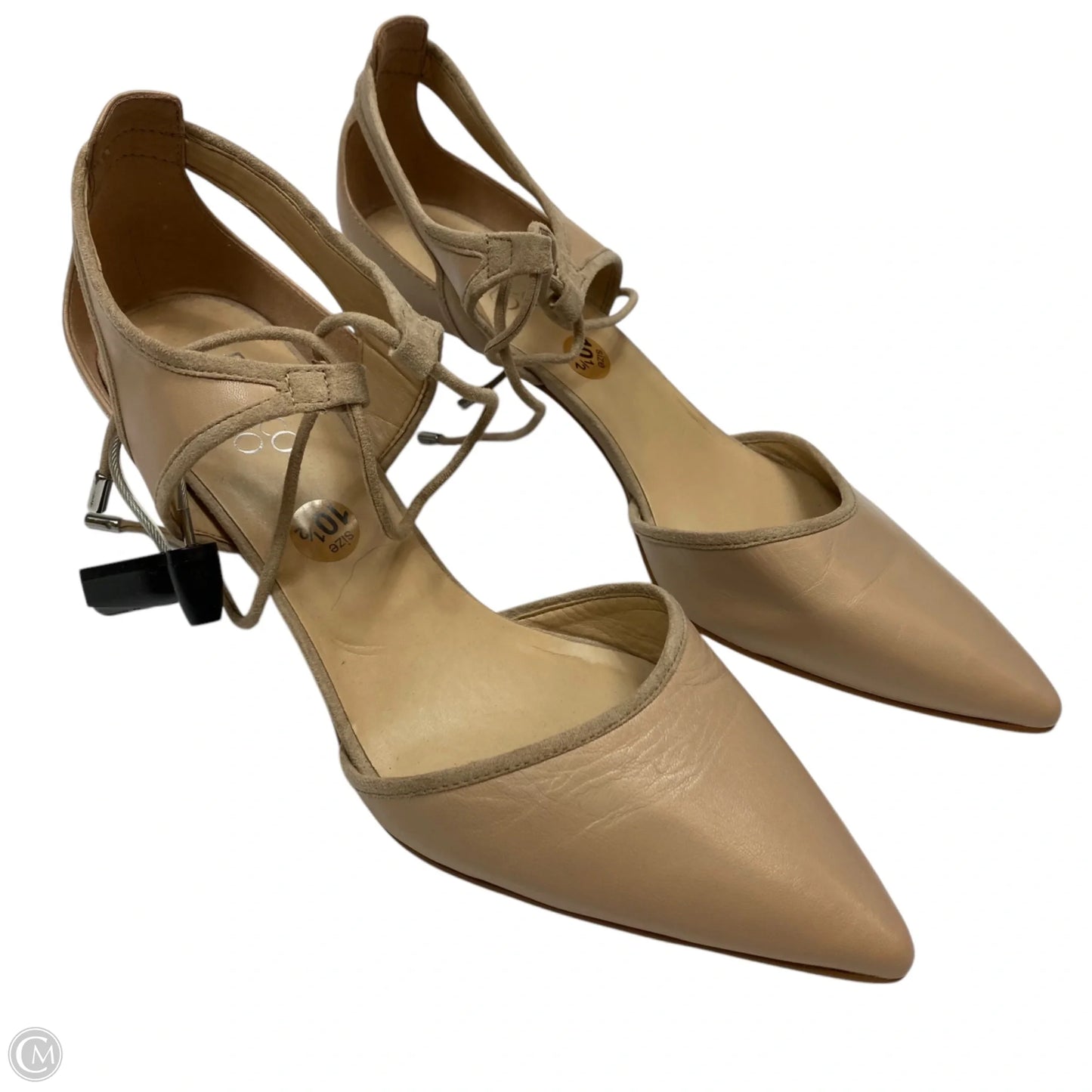 Shoes Heels Kitten By Franco Sarto In Tan, Size: 10.5