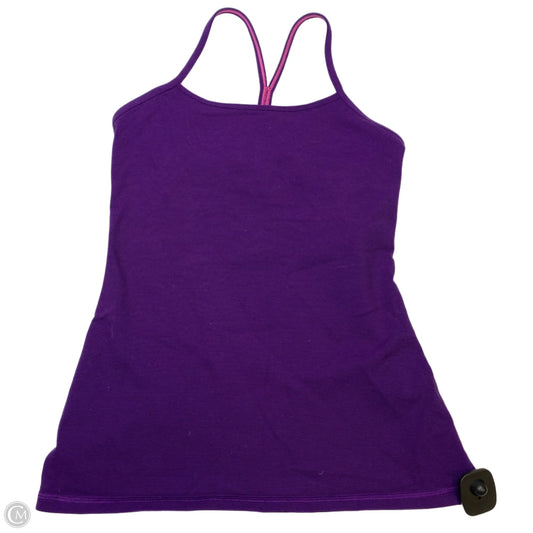 Athletic Tank Top By Lululemon In Purple, Size: M