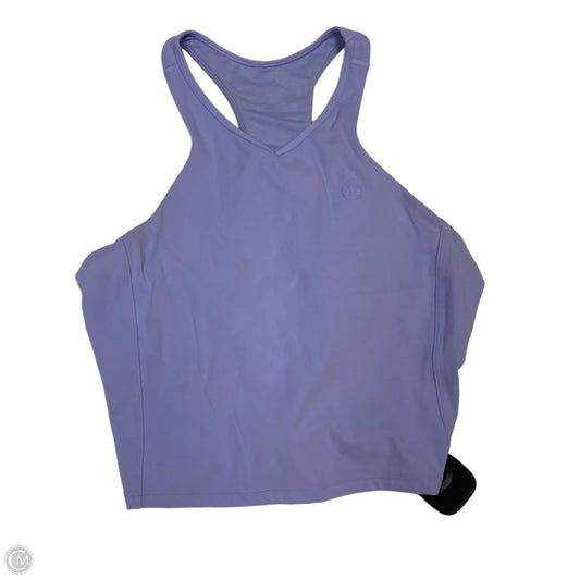 Athletic Tank Top By Lululemon In Purple, Size: M