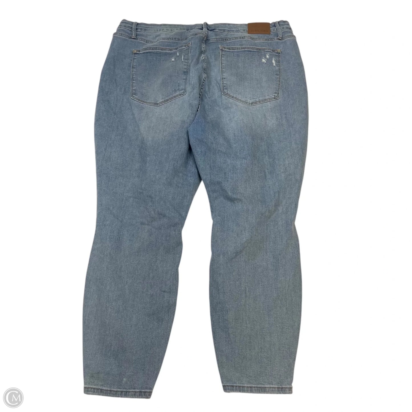 Jeans Skinny By Judy Blue In Blue Denim, Size: 24
