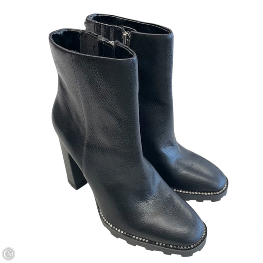 Boots Designer By Karl Lagerfeld In Black, Size: 7.5